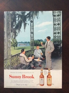 1955 vintage Original color ad Sunny Brook Kentucky Whiskey fantastic condition - Picture 1 of 1