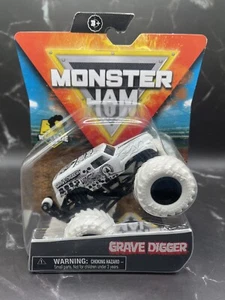 Monster Jam 1:64 Grave Digger Max Contrast VHTF New Wheelie Bar - Picture 1 of 2