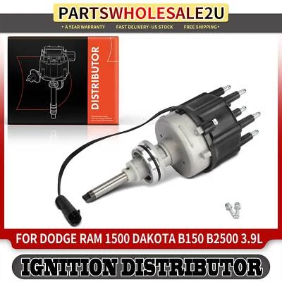 Ignition Distributor w/ Cap & Rotor for Dodge Dakota 1992-1997 B1500 1995-1997  - Image 1 of 4
