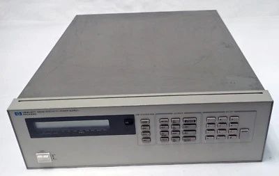 HP 6624A SYSTEM DC POWER SUPPLY W/ OPTION 750! SET AT 120V, 50/60Hz FOR REPAIR! - Image 1 of 4