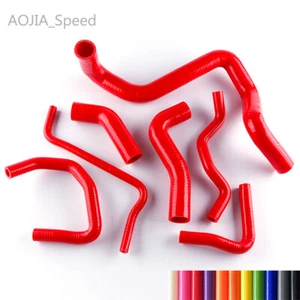 Red For VW MK4 GOLF / BORA / Jetta 1.8t AUM AUQ Silicone Radiator Coolant Hose - Picture 1 of 10