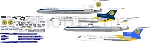 Calcomanía BSmodelle 100008 - 1/100 Tupolev Tu-154 Air Ukraine para kit modelo de avión - Imagen 1 de 12