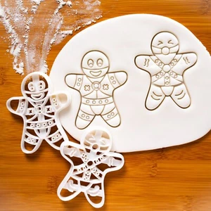 BDSM Gingerbread Man Cookie Cutters Set - dominant submissive masochism bondage - Picture 1 of 9