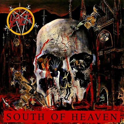 SLAYER South of Heaven BANNER 3x3 Ft Fabric Poster Tapestry Flag album cover art - Image 1 of 3