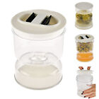 Pickle Olive Hourglass Jar Pickle Juice  and Dry Separator Food V8H6