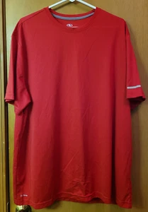 Athletic Dri Works leichtes atmungsaktives Herrenhemd Größe 2XL in rot - Polyester - Bild 1 von 7