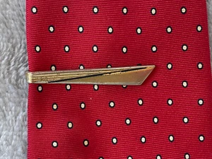 Vintage ANSON Gold Tone Tie Clip - Picture 1 of 5