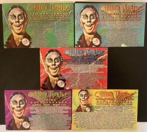 CHILLER THEATRE Expo Promotional POSTCARDS and un used TICKETS - Picture 1 of 2