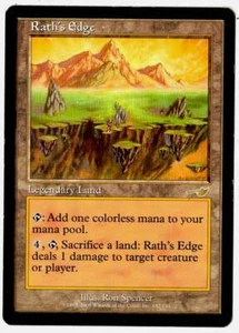 Rath's Edge - Nemesis 2000 Magic The Gathering Land LP raro (A) - Imagen 1 de 2