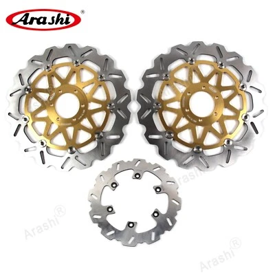 Arashi Front Rear Brake Discs Rotors For Yamaha FZR 1000 Genesis 1987 1988 1989 - Image 1 of 4