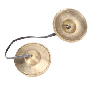 Tibetan Tingsha Cymbals Portable Brass Tibetan Bells For Daily Life Yoga @ - Picture 1 of 12