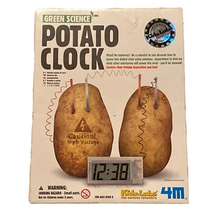 Potato Clock Green Science Experiment Kit Battery Home School Science Project 4M - Picture 1 of 7