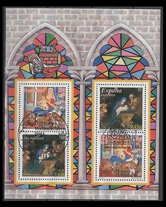"Alemania B896a ""Navidad"" edición conjunta con España Hoja de Recuerdos - Imagen 1 de 1