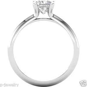 1.10 ct Antique Square Cushion Forever Brilliant Moissanite Solitaire Ring Gold - Picture 1 of 7