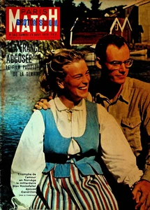 Paris Match August 29 1959 Steven Rockefeller Marlene Dietrich Lilian Harvey - Bild 1 von 3