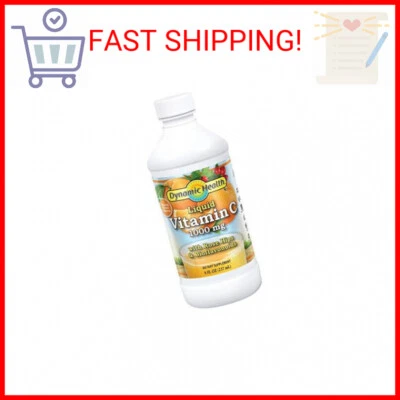 Dynamic Health Líquido Vitamina C C Cítricos Naturales | 1000 Mg | 8 Onzas Foto 1 de 2