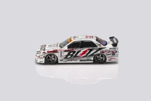 1/64 SKYLINE ER34 URAS D1GP BLITZ DUNLOF Miniature Diecast Car Model Toys MORTAL - Picture 1 of 11