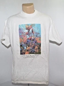 VTG 90s 1994 Play of the Year Colorado Michigan NCAA Football T Shirt Mens L - Picture 1 of 11