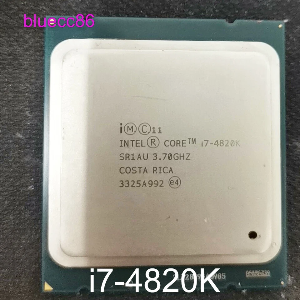 Intel Core i7-4820K FCLGA2011 CPU Processor 3.7GHz 4C/8T 10MB - Image 1 of 1