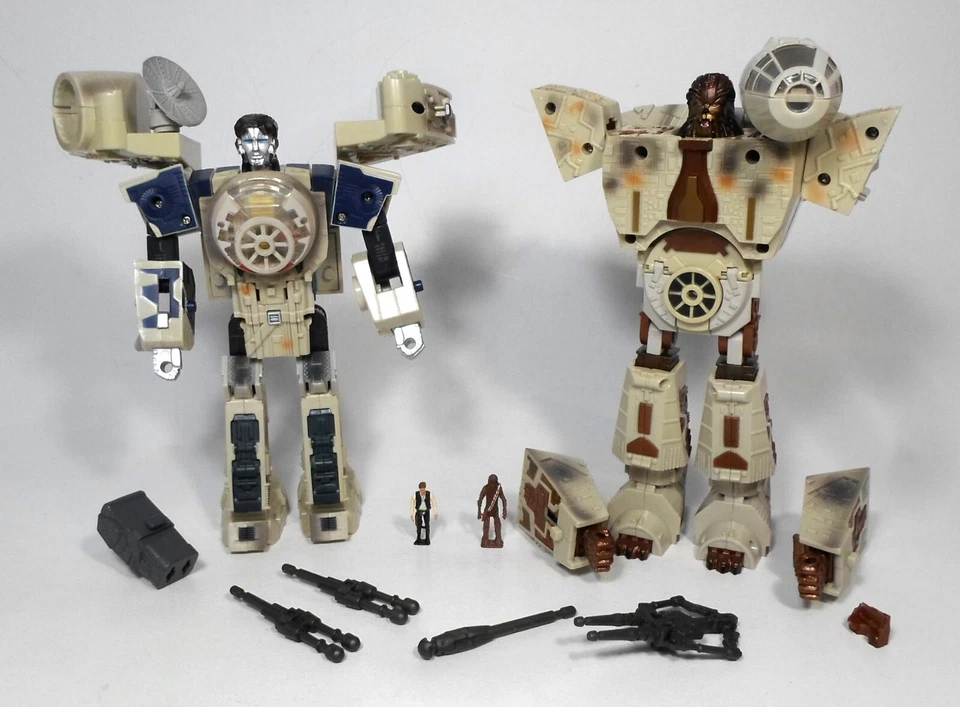 TRANSFORMERS 2007CROSSOVERS STAR WARS MILLENIUM FALCON 100% COMPLETE BROKEN ARMS - Image 1 of 4