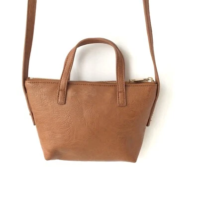 Bolso de hombro cruzado Free People pequeño de cuero sintético marrón  Foto 1 de 4