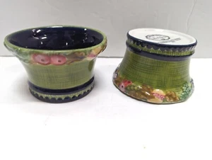 Tracy Porter Stonehouse Farm Collection Floral Ramkin Bowl Relish Dish 3½" Gift - Picture 1 of 8