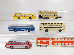 CG391-0,5# 5x Wiking H0/1:87 Bus: 3730 Berlin D 38 + Büssing + 750 Jahre etc TOP - Bild 1 von 5