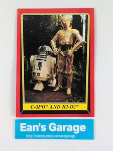 Topps 1983 SW El Retorno del Jedi - C-3PO y R2-D2 #8 - MN - Imagen 1 de 2