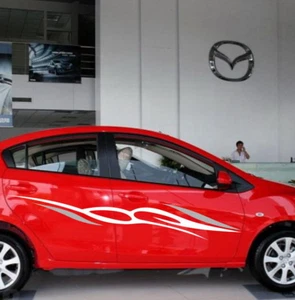 Calcomanías de coche rayas de carreras 80"" para puerta de vinilo Elantra Accent Verna ZC188 - Imagen 1 de 4