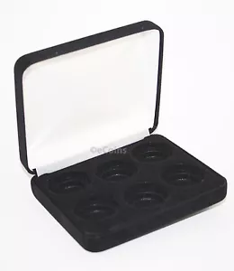 Lot of 20 Black Felt COIN GIFT METAL BOX holds 6-Quarters or Presidential $1 - Picture 1 of 1