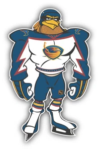 Pegatina de parachoques de coche con logotipo de pájaro de hockey Atlanta Thrashers NHL - 3', 5', 6"" u 8"" - Imagen 1 de 1