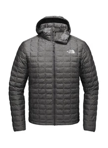The North Face Men's XXL TNF Grey Heather ThermoBall Eco Hooded Jacket - Picture 1 of 4