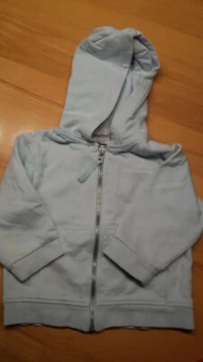 Jacke, Kaputzenshirt, Shirt, blau, Gr. 74 - Bild 1 von 3