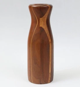 9" David Collier signiert 1992 handgefertigt gedrechseltes Holz Kaleidoskop - Bild 1 von 9