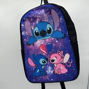 Stitch - In Love - School Backpack - Pencil Case - Insulated Lunch Bag- 3pc Set - Picture 1 of 4
