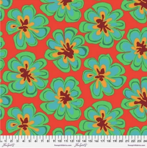 Free Spirit Brandon Mably Funky Flora Watermelon Cotton Fabric By The Yard - Picture 1 of 1