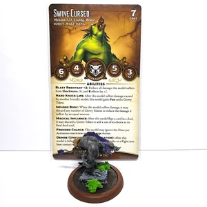 SWINE-CURSED MALIFAUX BAYOU SOOEY FAMILY PAINTED W/CARD - Picture 1 of 7