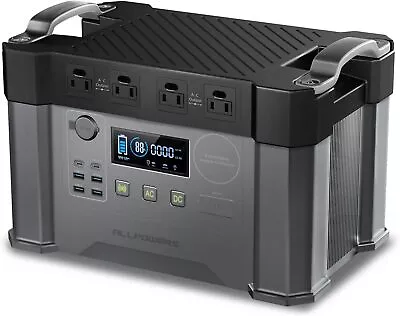 ALLPOWERS S2000 Portable Power Station 2000W (Peak 4000W) MPPT Solar Generator For Camping