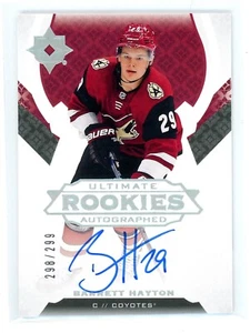 2019-20 Ultimate Collection #181 Barrett Hayton Rookie Auto #/299 - Picture 1 of 1
