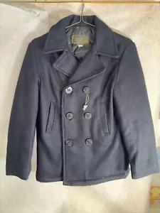 Vintage Extremely Rare Harbour Park US Navy Peacoat Size 14 - Picture 1 of 8