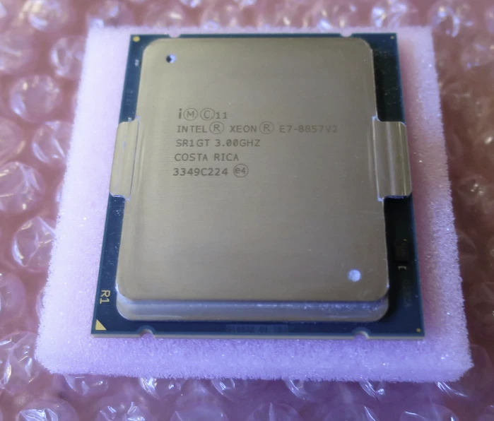 Intel Xeon Twelve Core Processor E7-8857v2 3.00GHZ 30MB Cache CPU SR1GT LGA2011 - Image 1 of 1