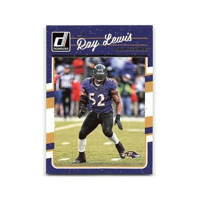Ray Lewis 2016 Donruss #28 Baltimore Ravens Football Card NM - Image 1 of 3