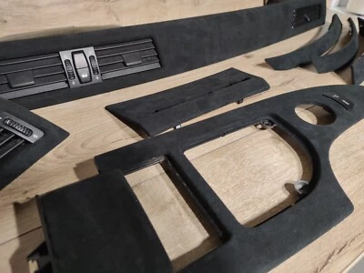 BMW E60 M5 2003-2007 Alcantara 9002 Kit de moldura lisa CCC M5 530 535 540 545 E61 Foto 1 de 4