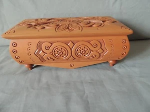 Wooden Box for Jewelry Hand Made in Greece - Picture 1 of 9