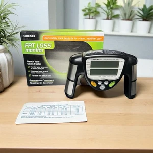 Omron BMI Body Fat Loss Monitor HBF 306C scatola originale NO MANUALE testato funzionante - Foto 1 di 12