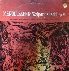 MENDELSSOHN - SOLISTS CHOIR BACH FESTIVAL WALPURGISNACHT - EVEREST LP - Imagen 1 de 3