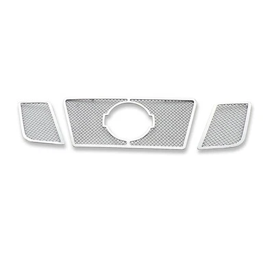 For 2008-2015 Nissan Armada W/ Logo Show Main Upper Stainless Chrome Mesh Grille - Image 1 of 3