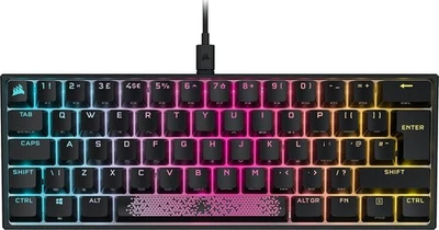 Corsair K65 RGB MINI 60% Mechanical Wired Gaming Keyboard - CHERRY 60%, Black  - Image 1 of 4