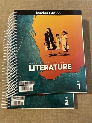 BJU Making Connections in Literature, Part 1 & 2, Teachers Edition,  4th Edition - Image 1 of 4