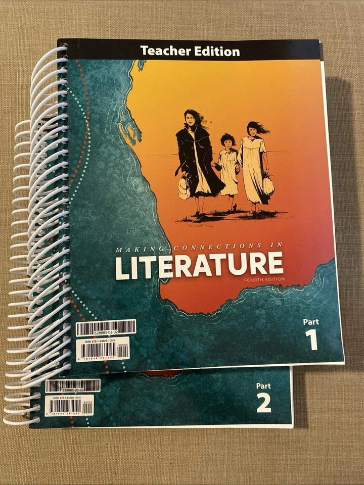 BJU Making Connections in Literature, Part 1 & 2, Teachers Edition,  4th Edition - Image 1 of 4
